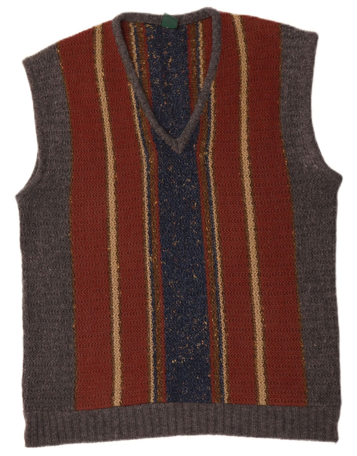 Débardeur vintage pour homme IT 54 XL rayé multicolore