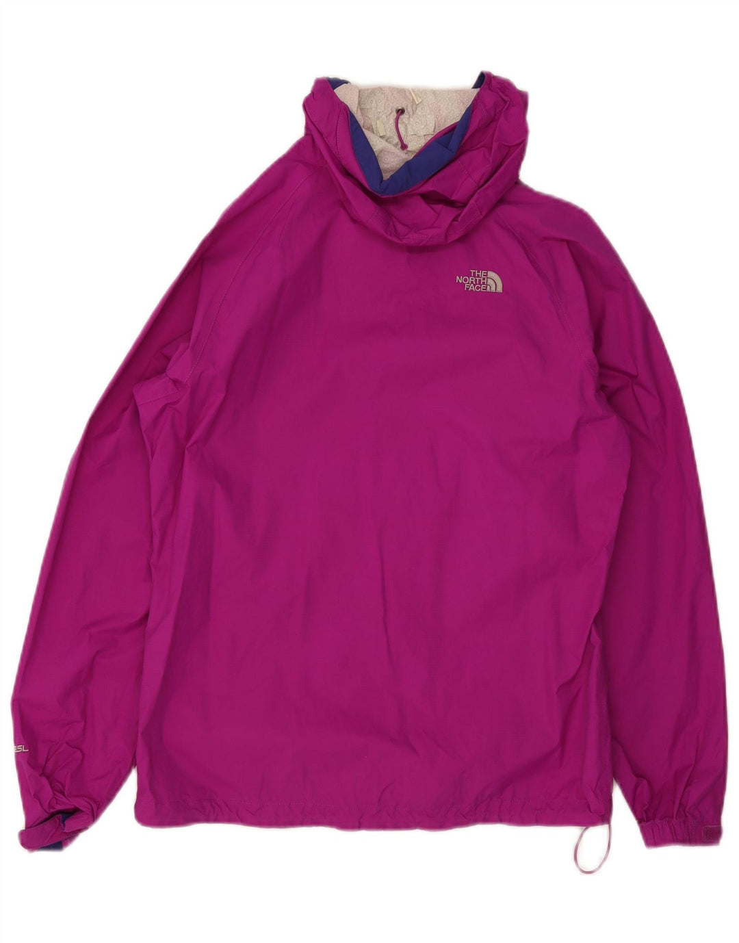 The North Face Veste de pluie à capuche pour femme UK 10 Small Maroon Nylon