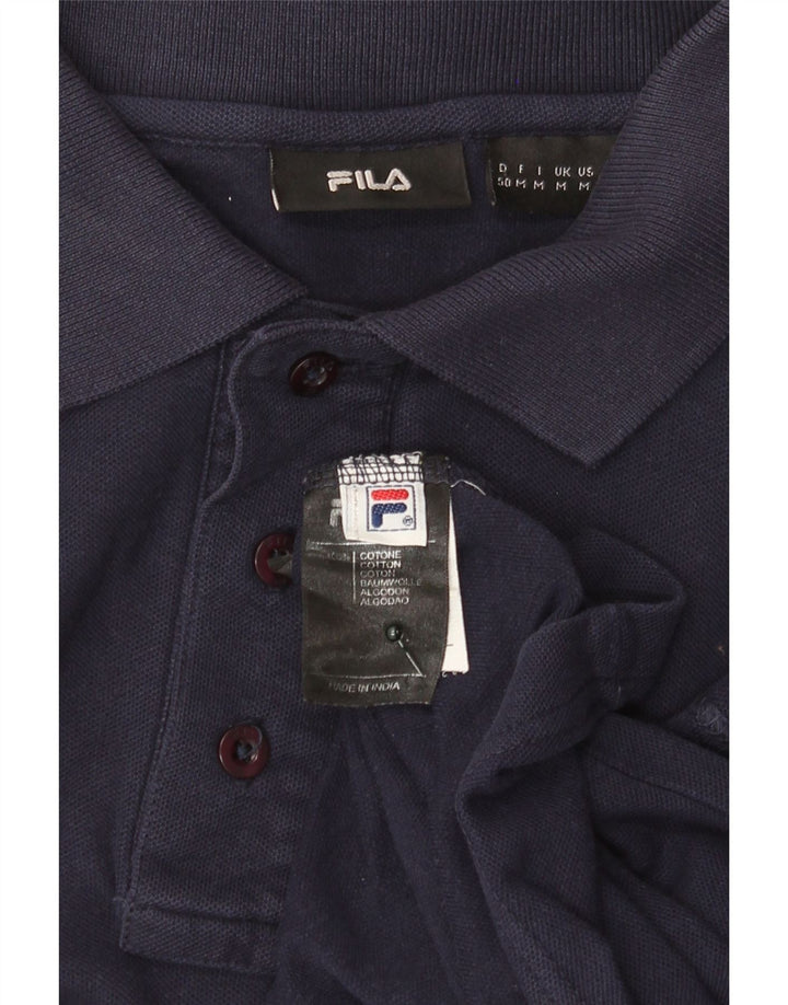 Fila Polo Homme Bleu Marine Moyen Coton