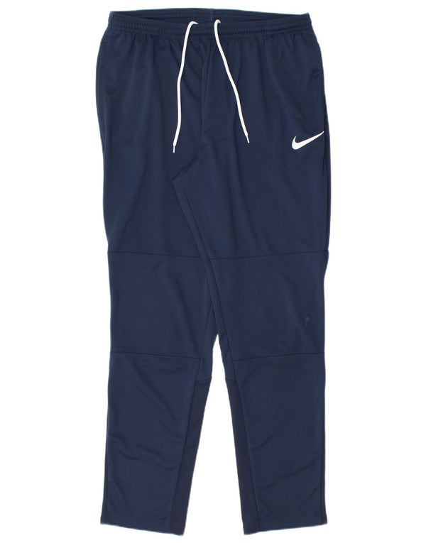Pantalon de survêtement Nike Dri Fit pour hommes, grand, bleu marine, polyester