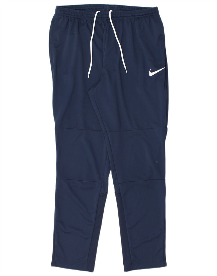 Pantalon de survêtement Nike Dri Fit pour hommes, grand, bleu marine, polyester