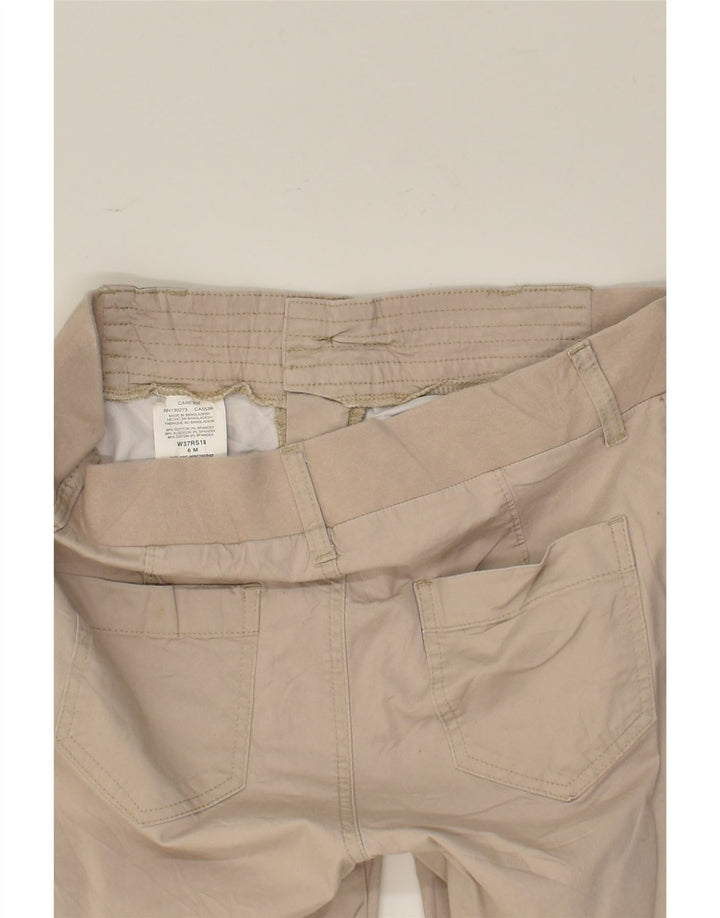 LEE Womens Casual Shorts US 6 Medium W32  Beige Cotton | Vintage Lee | Thrift | Second-Hand Lee | Used Clothing | Messina Hembry 