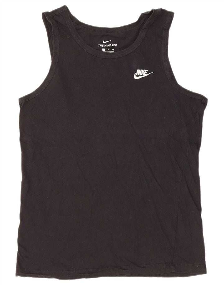 Nike Hommes Débardeur Petit Noir Coton