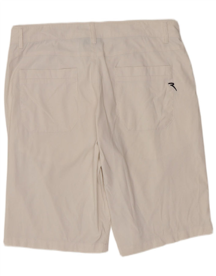 CHERVO Short décontracté pour homme IT 50 Large W34 Blanc Polyamide