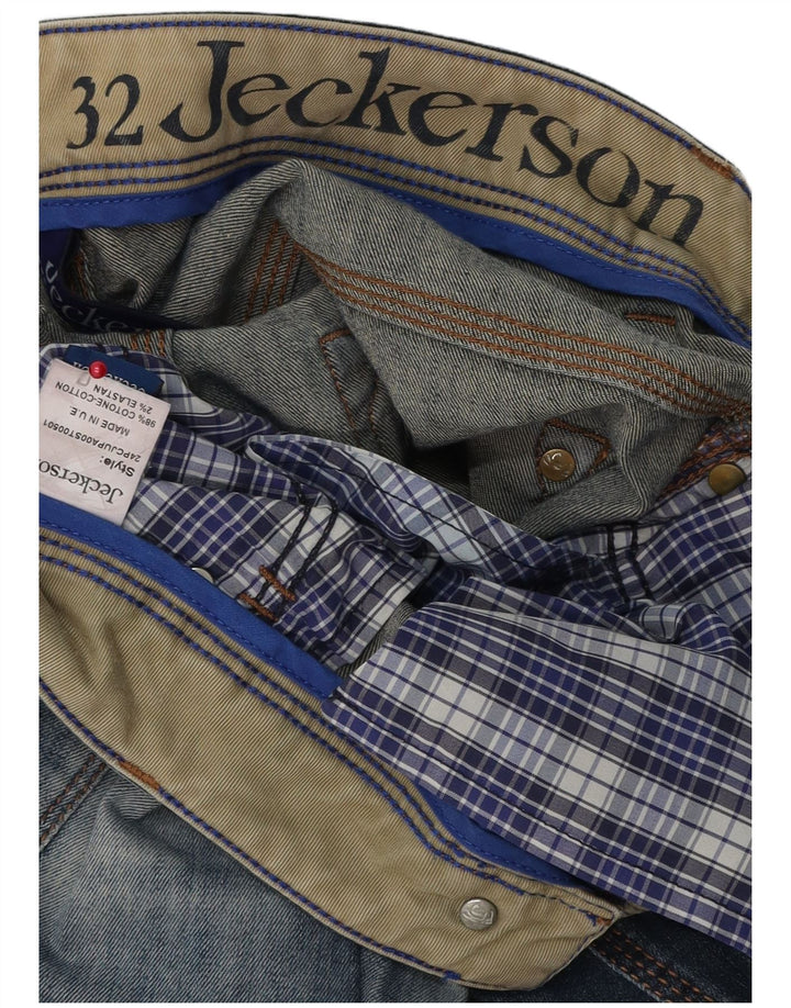 JECKERSON Jean Slim Homme W32 L34 Bleu Coton