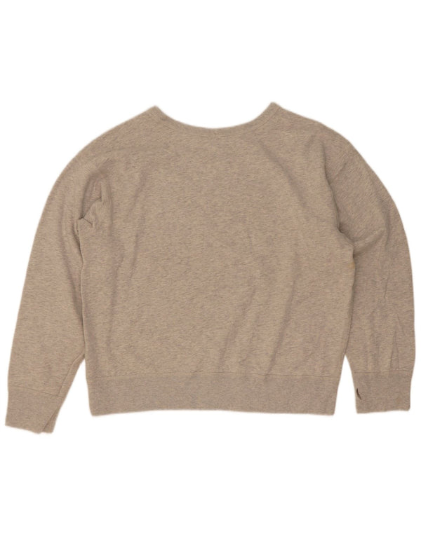 Polo Ralph Lauren Sweat-shirt pour femme UK 18 XL Gris Coton