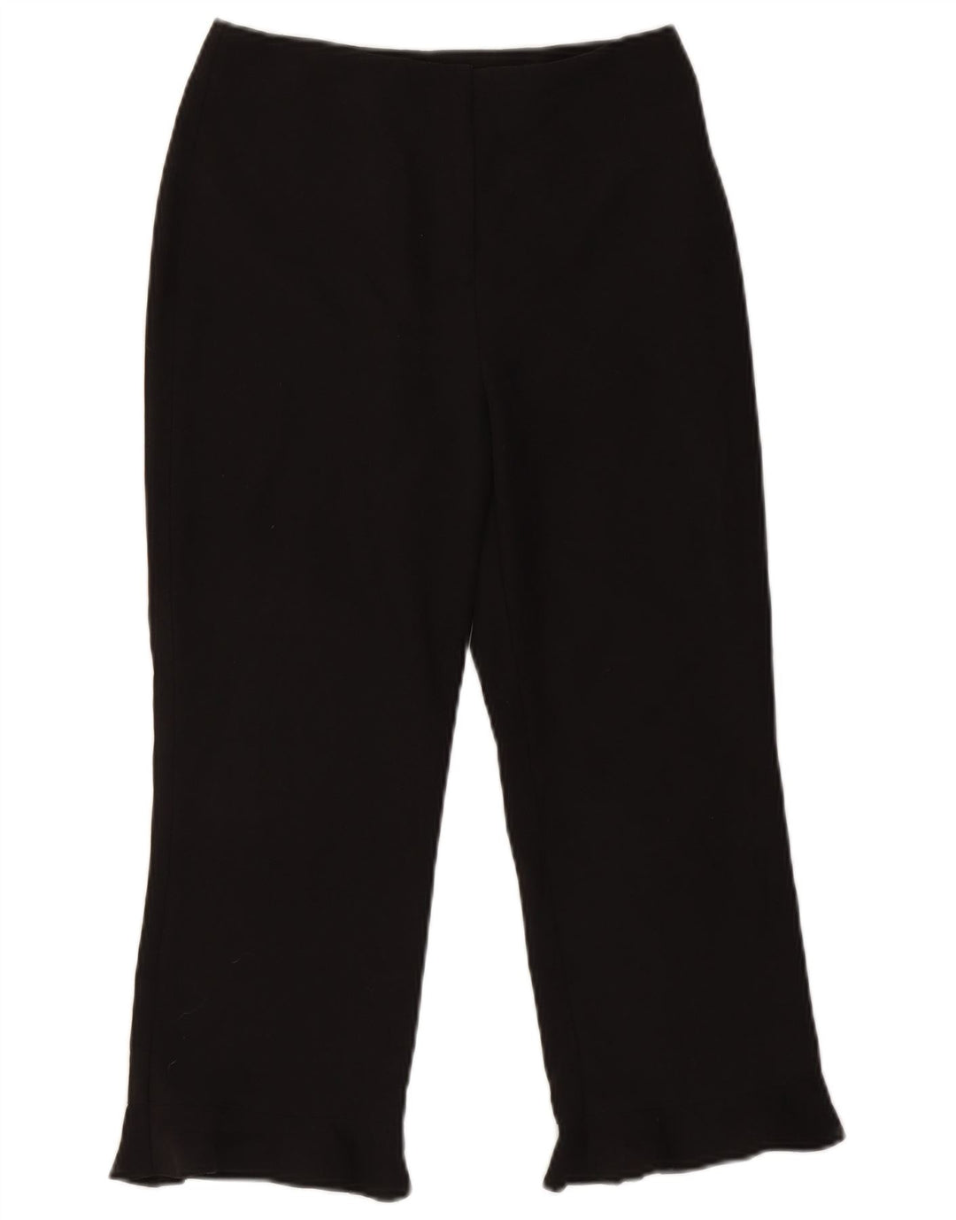 Topshop Pantalon Capri Femme UK 8 Small W27 L22 Noir Polyester