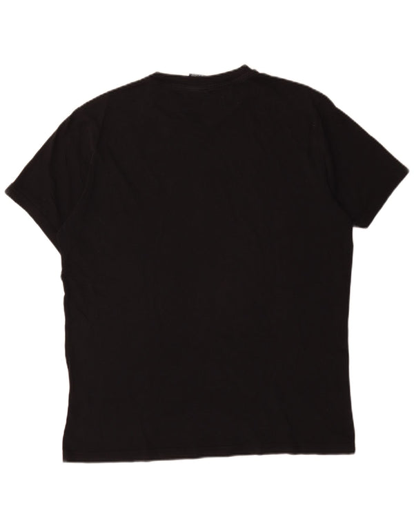Champion T-Shirt Homme Haut Large Noir Coton