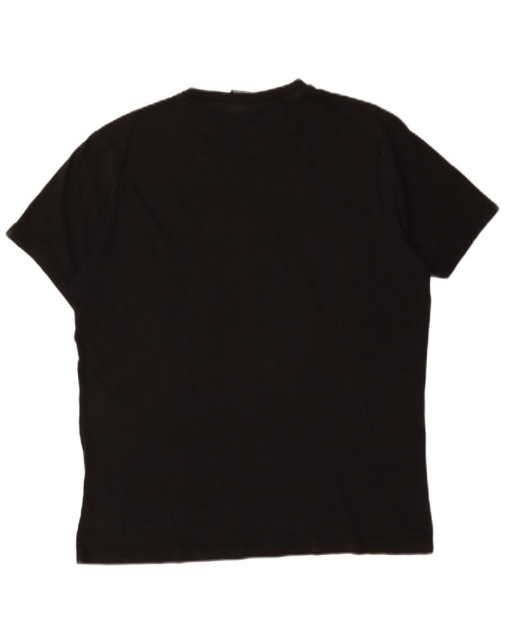 Champion T-Shirt Homme Haut Large Noir Coton