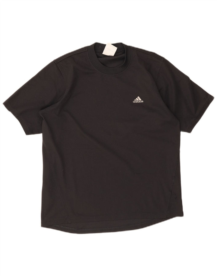 Adidas T-shirt pour homme UK 36/38 Petit Noir Polyester