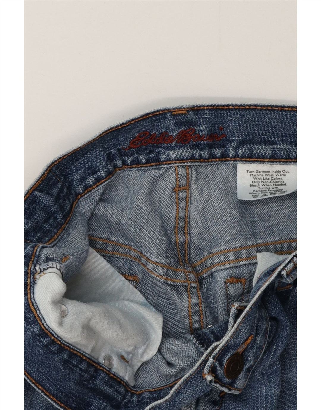EDDIE BAUER Jean droit femme W28 L29 bleu