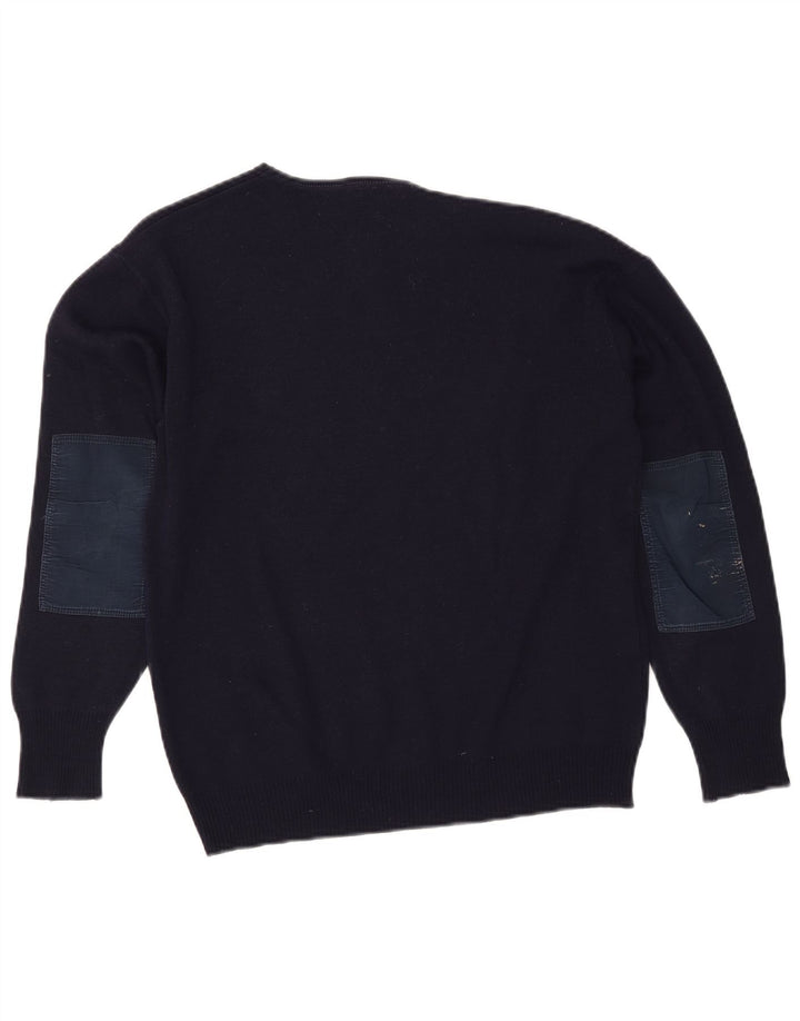 FILA Pull Col Bateau Homme Petit Bleu Marine