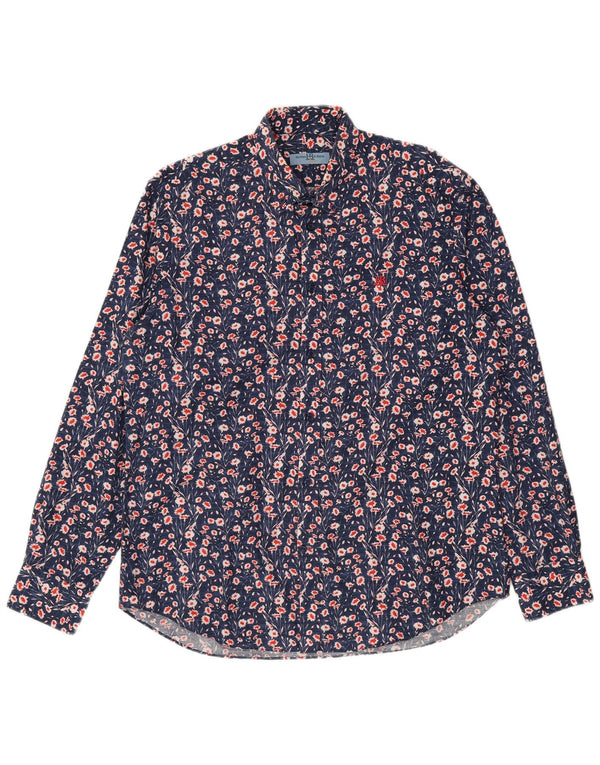 Harmont & Blaine Chemise Homme XL Bleu Marine Coton Floral