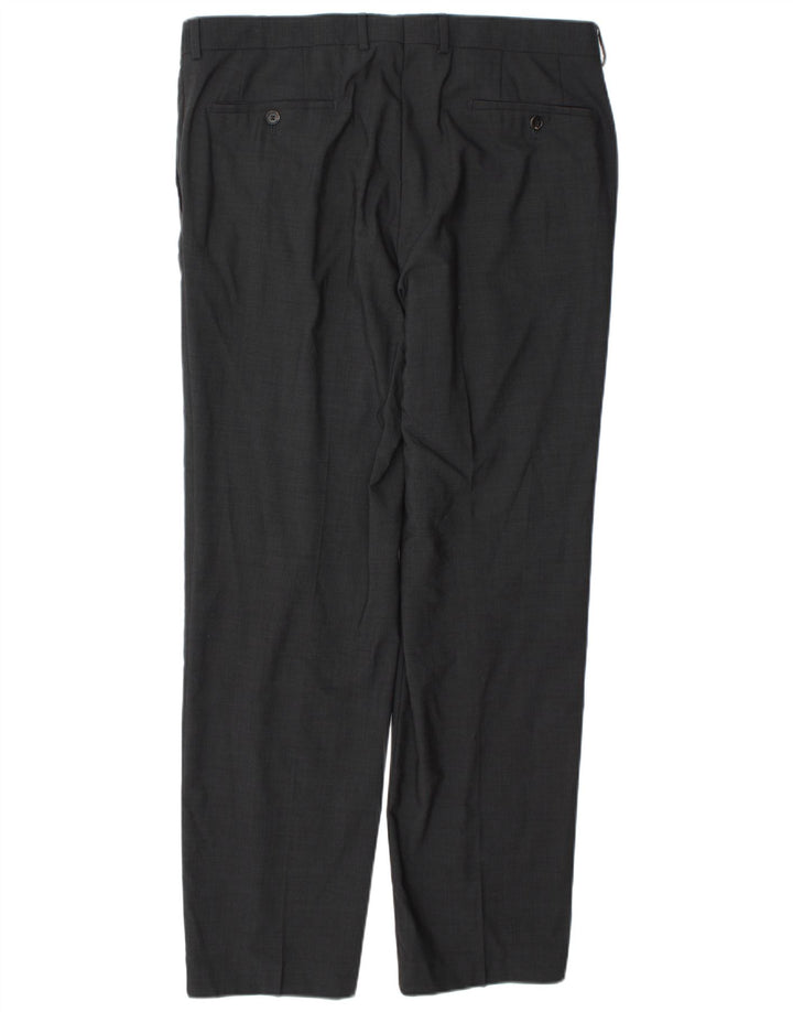 Hugo Boss Pantalon de costume droit pour homme W38 L34 Gris