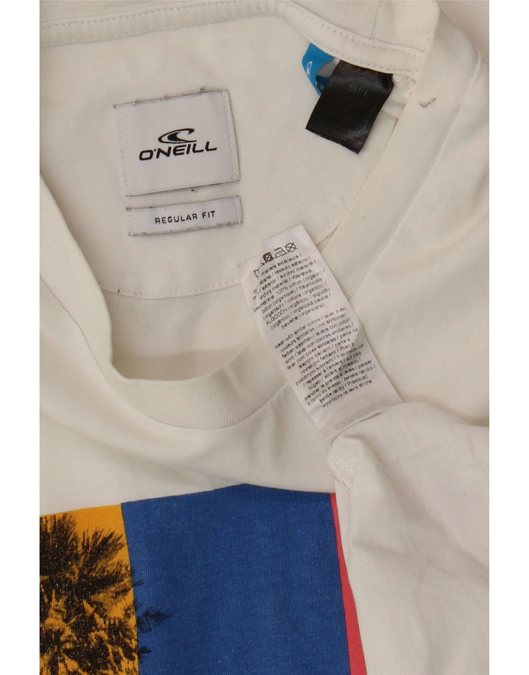 O'Neill T-shirt graphique coupe régulière pour hommes, grand coton blanc