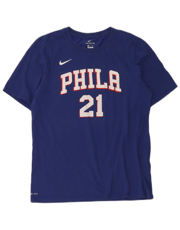 Nike Boys Philadelphia Graphic T-Shirt Top 13-14 ans XL Bleu Marine