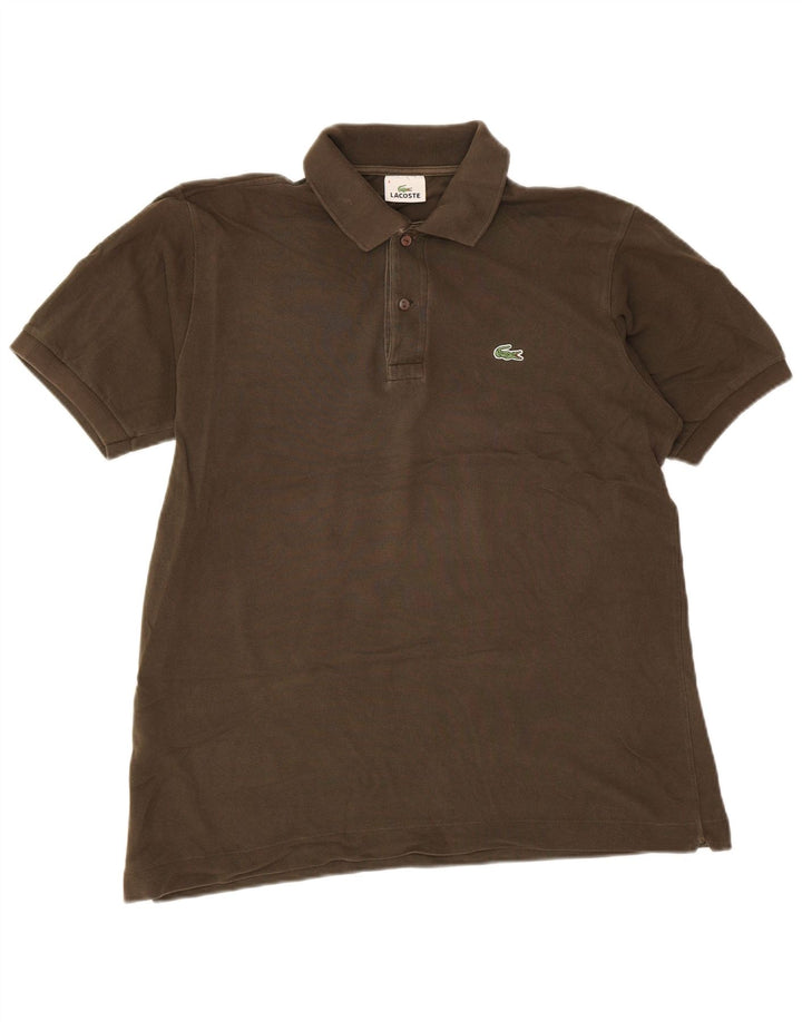 Lacoste Polo Homme Taille 4 Coton Kaki Moyen