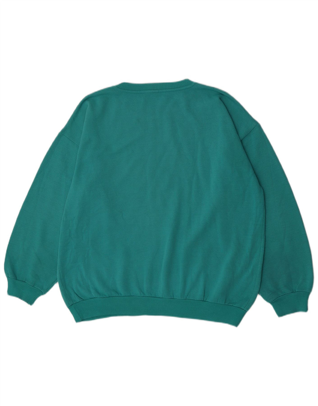 vintage Mens Sweatshirt Jumper Grand Turquoise