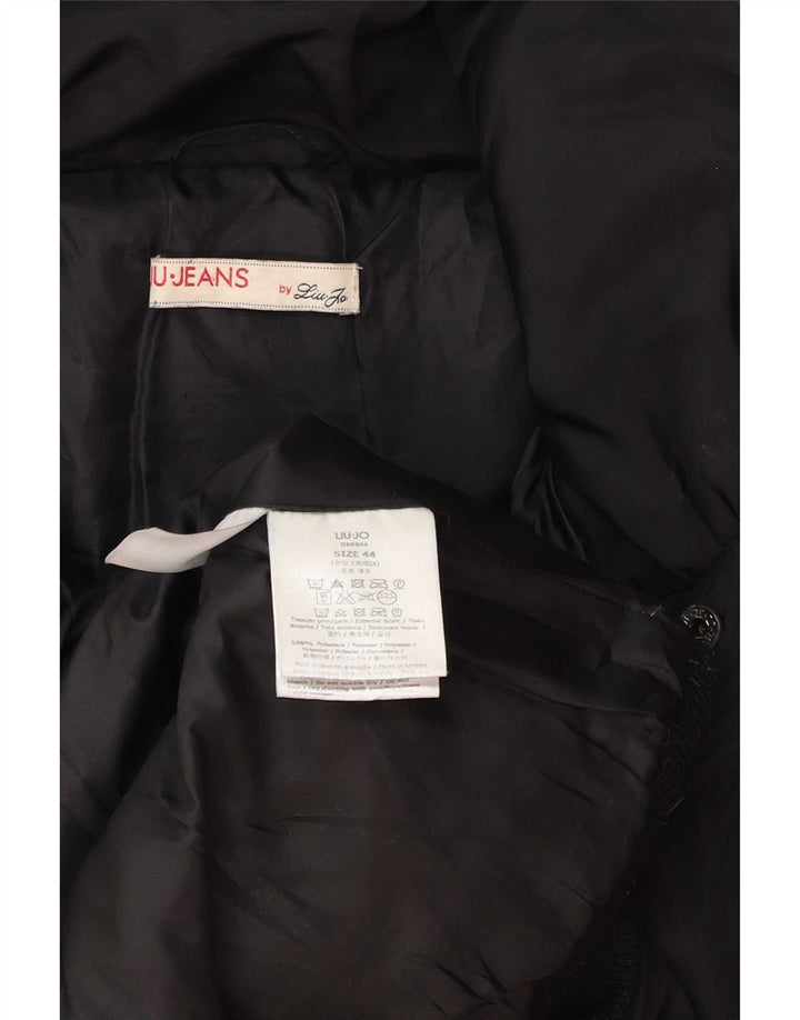 Manteau Rembourré Femme Liu Jo IT 44 Polyester Noir Moyen