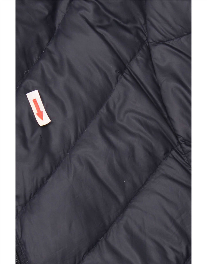 Calvin Klein Manteau rembourré pour femme UK 16 Large Bleu marine Nylon