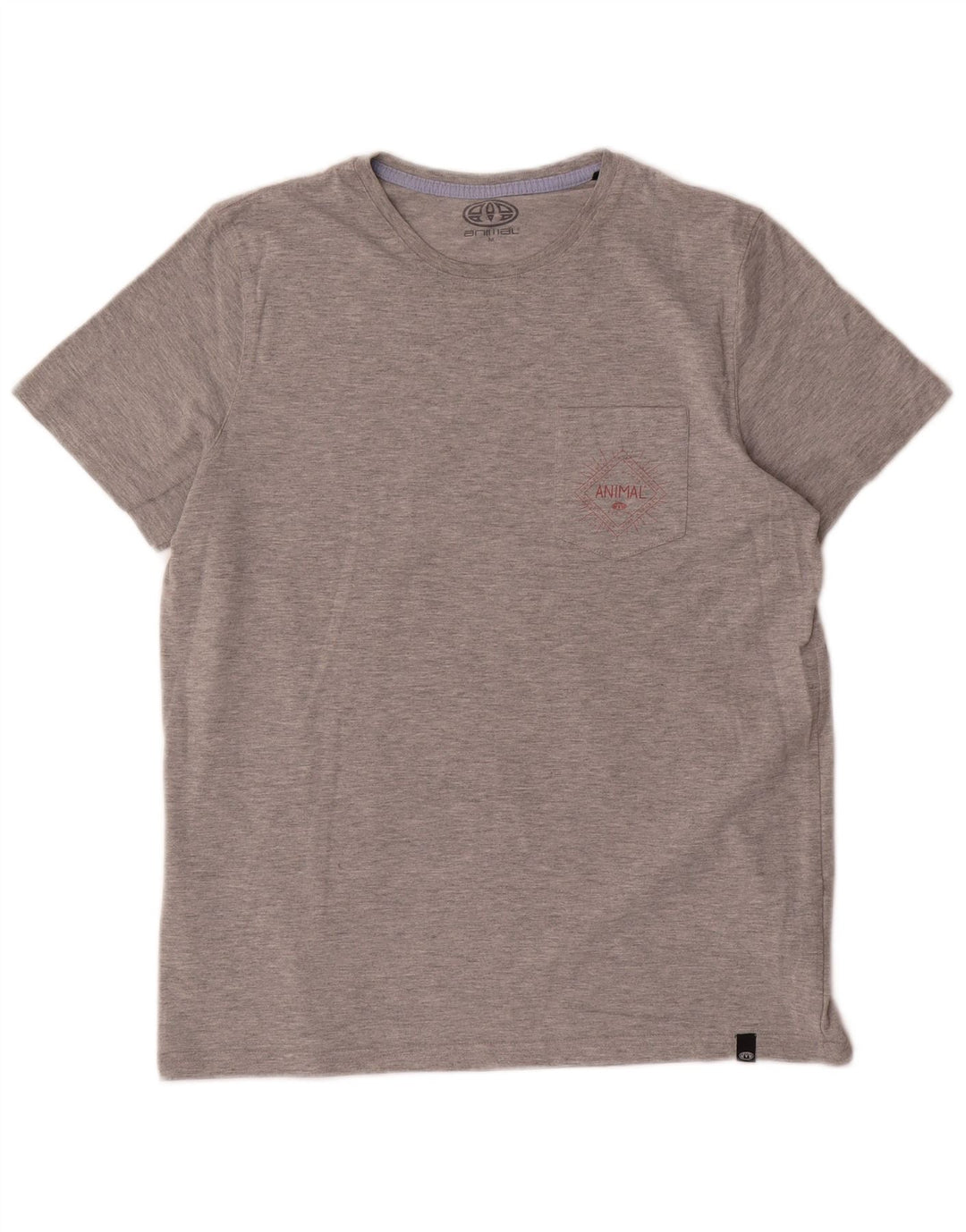 Animal T-Shirt Graphique Homme Gris Moyen Coton