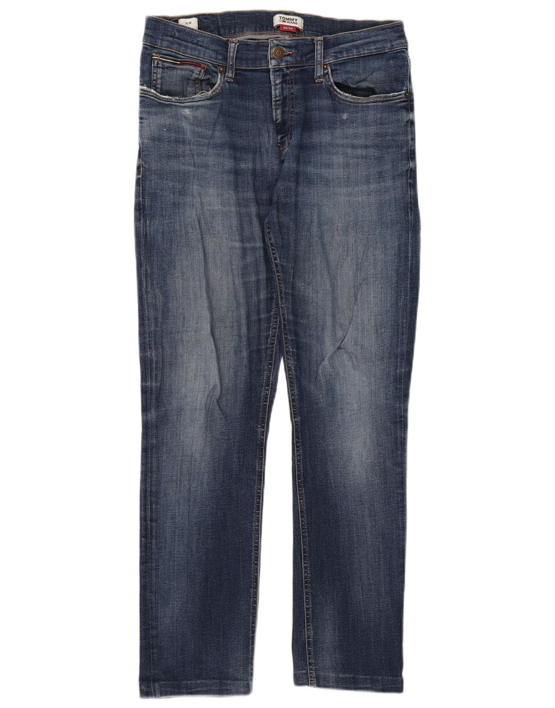Tommy Hilfiger Jean Slim Homme W32 L29 Bleu