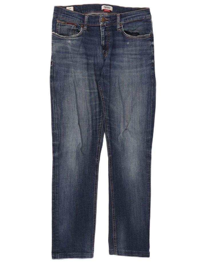 Tommy Hilfiger Jean Slim Homme W32 L29 Bleu