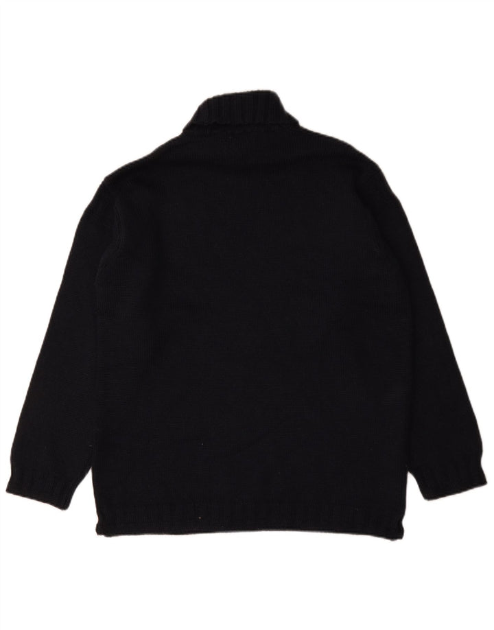 Marks & Spencer Pull Col Roulé Homme Bleu Marine Moyen Laine