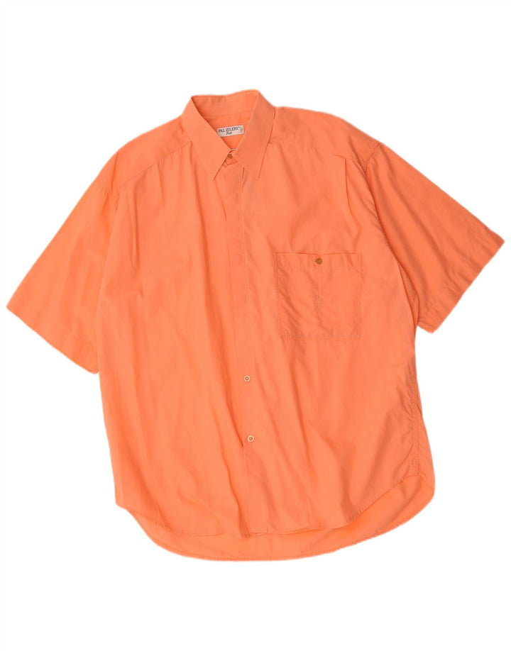 Pal Zileri Chemise à manches courtes pour homme Large Rose