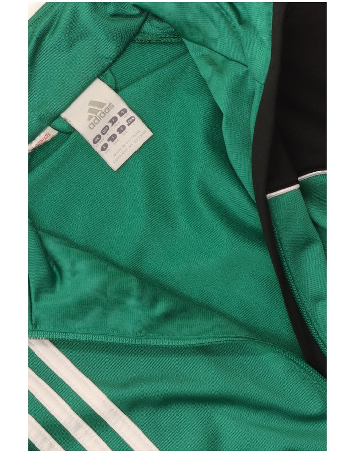 Adidas Veste de Survêtement Garçon 13-14 Ans Vert Colorblock