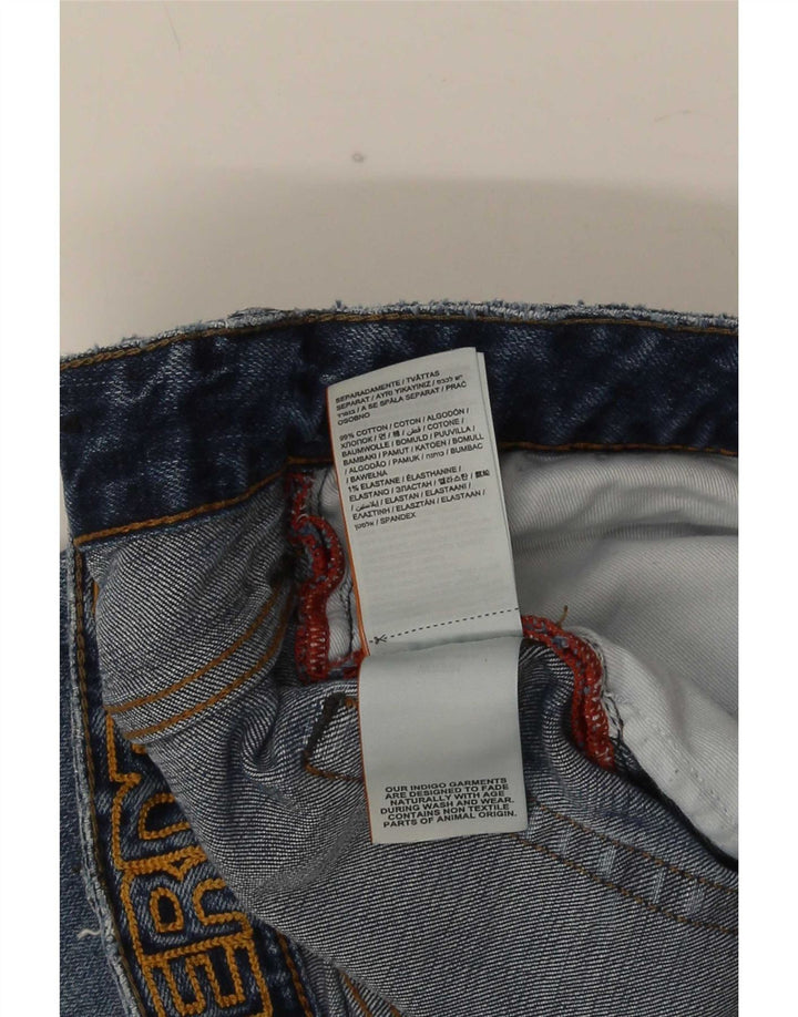 Superdry Jean droit W34 L29 bleu coton homme