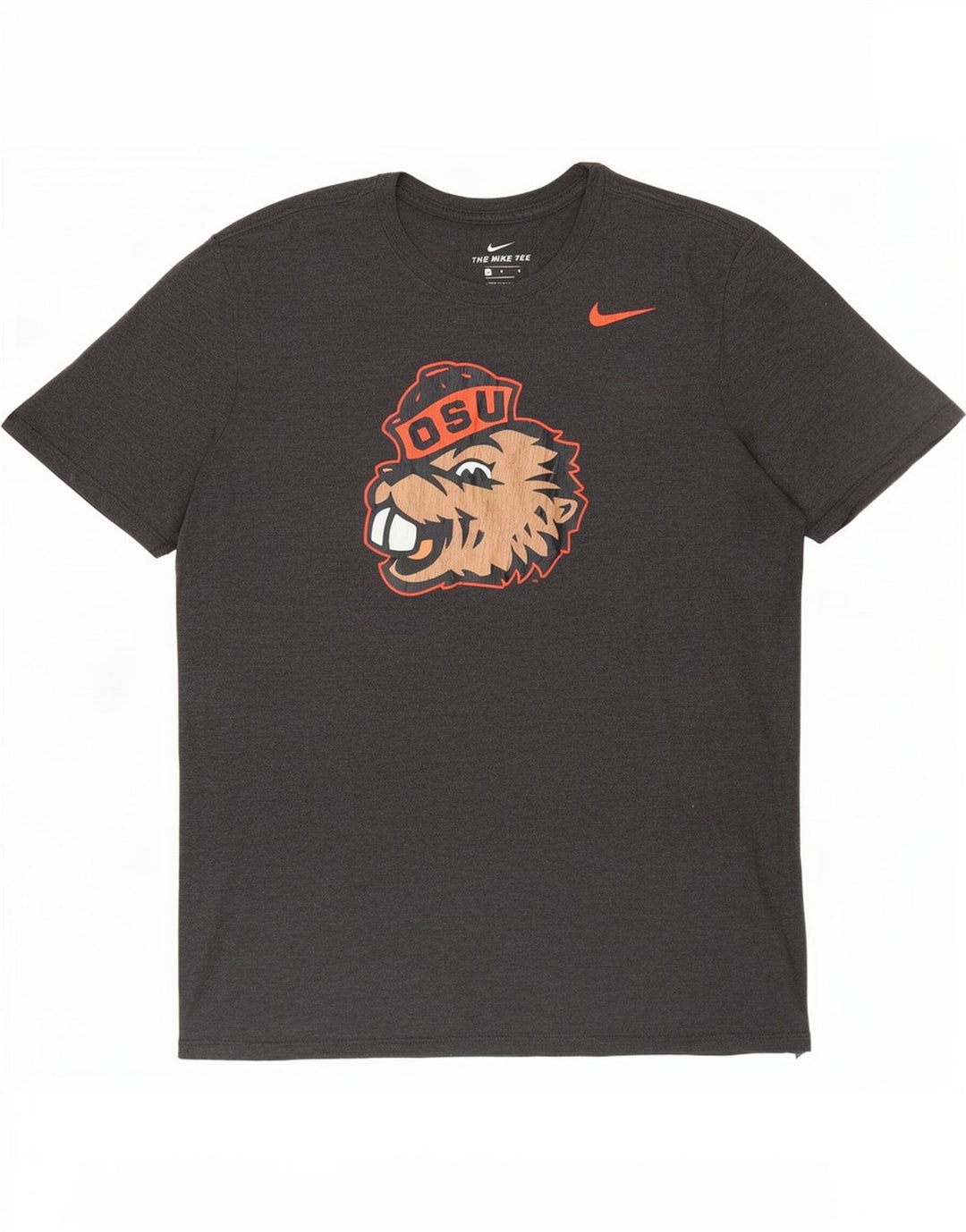 Nike Hommes Oregon State Beavers T-Shirt Graphique Haut Grand Gris