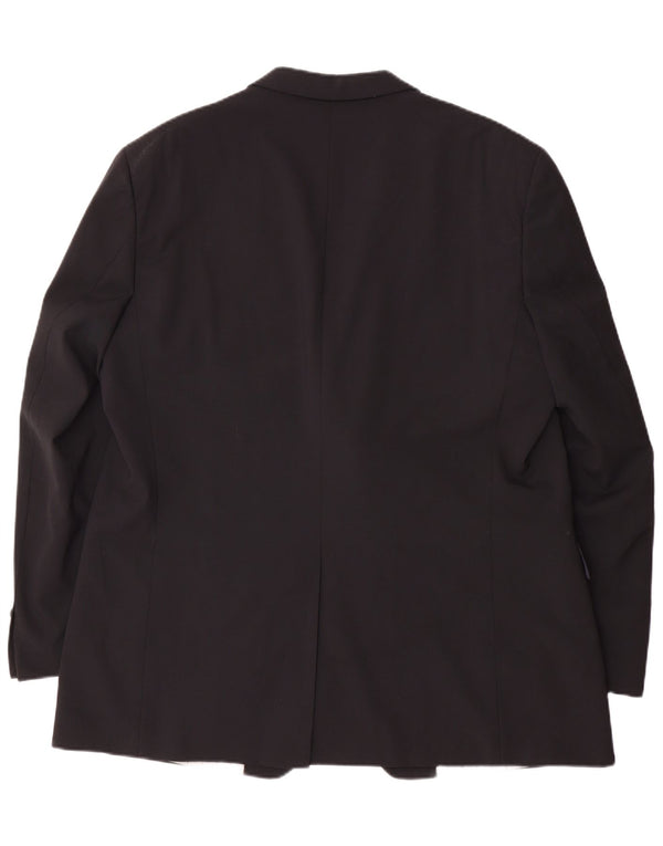 DOUGLAS Veste Blazer 2 Boutons Homme UK 46 3XL Noir Polyester