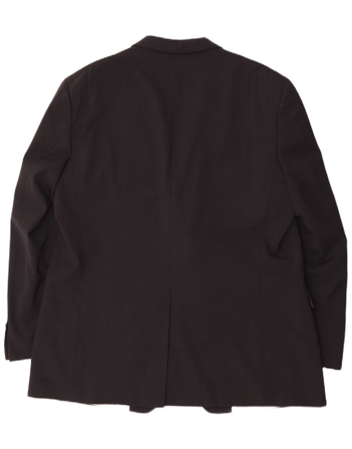 DOUGLAS Veste Blazer 2 Boutons Homme UK 46 3XL Noir Polyester