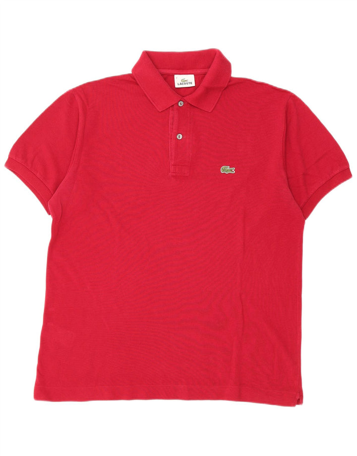 Lacoste Polo Homme Taille 4 Coton Rouge Moyen