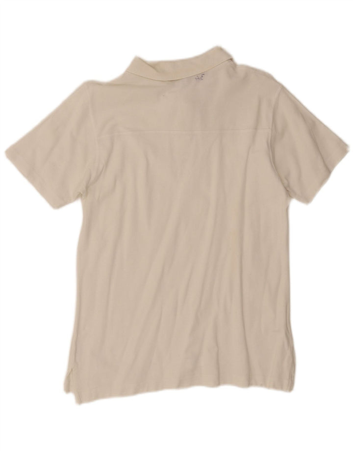 Moschino Polo Homme Blanc Moyen Coton