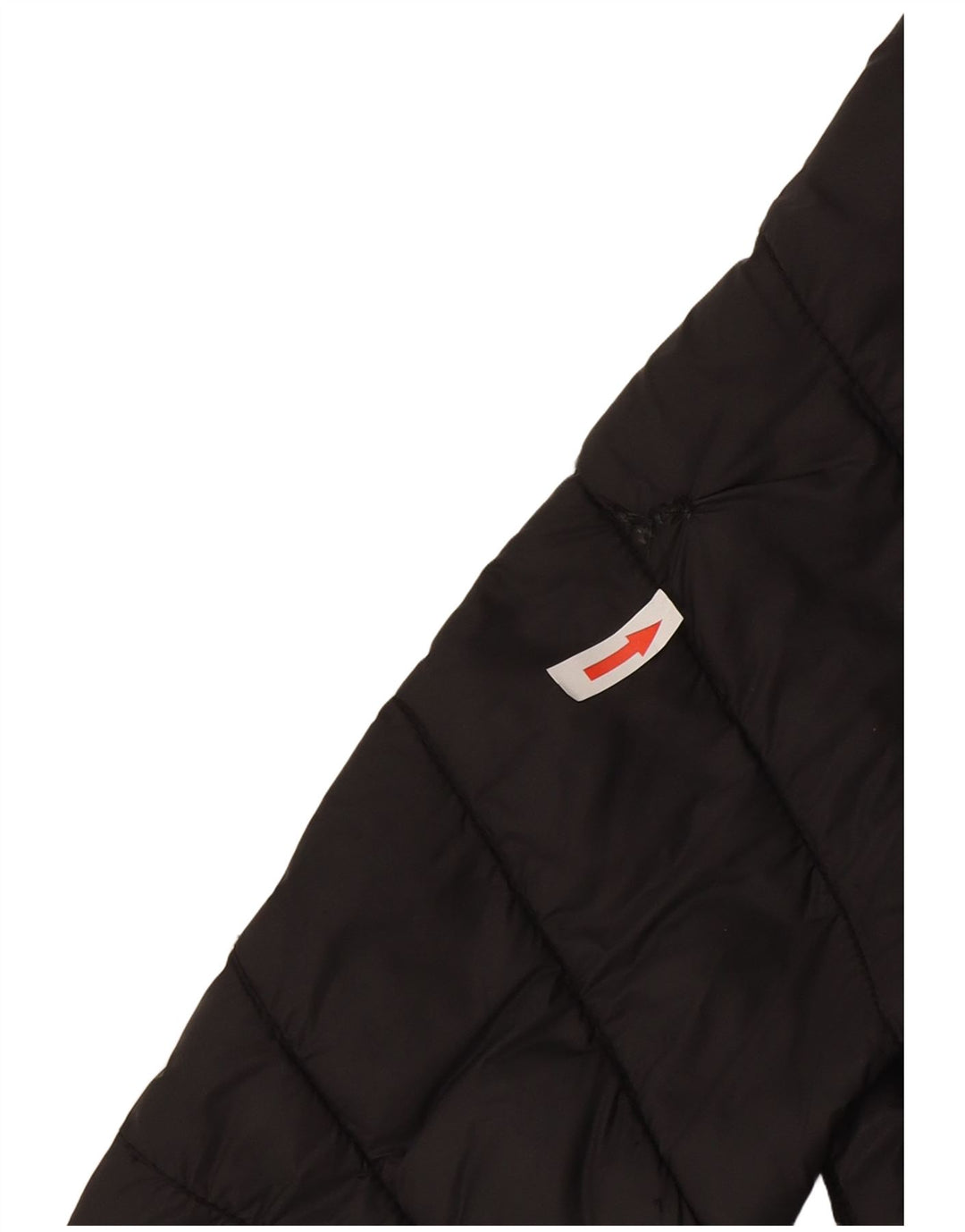 Fat Face Veste matelassée à capuche pour femme UK 16 Large Noir Nylon