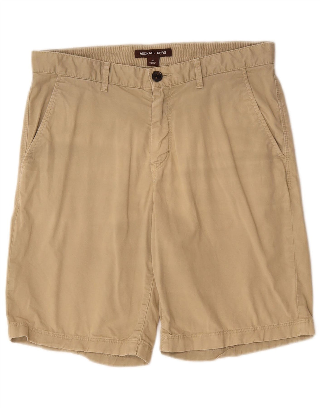 MICHAEL KORS Short Chino Homme W30 Coton Beige Moyen