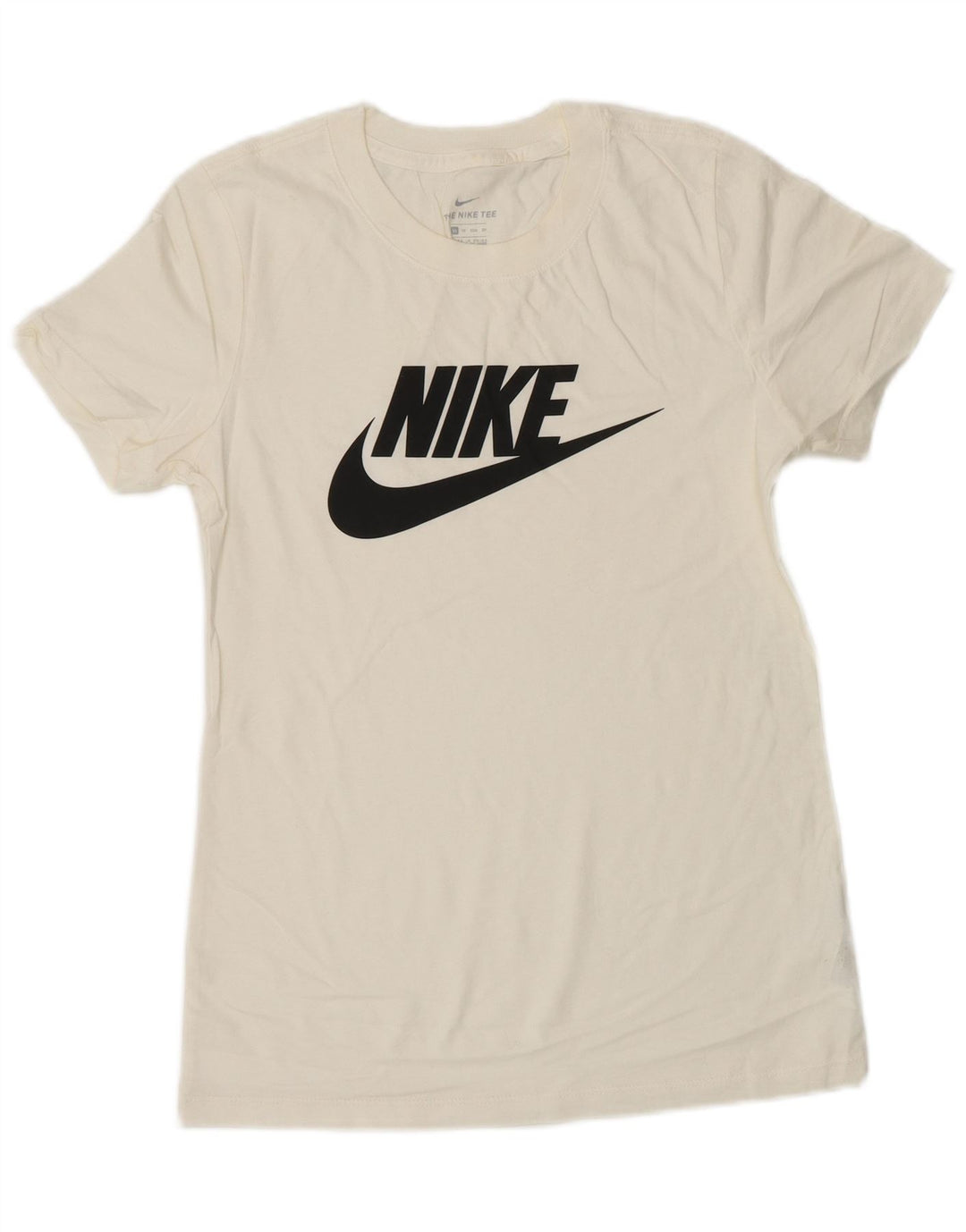 NIKE T-shirt graphique pour femme UK 6 XS Blanc