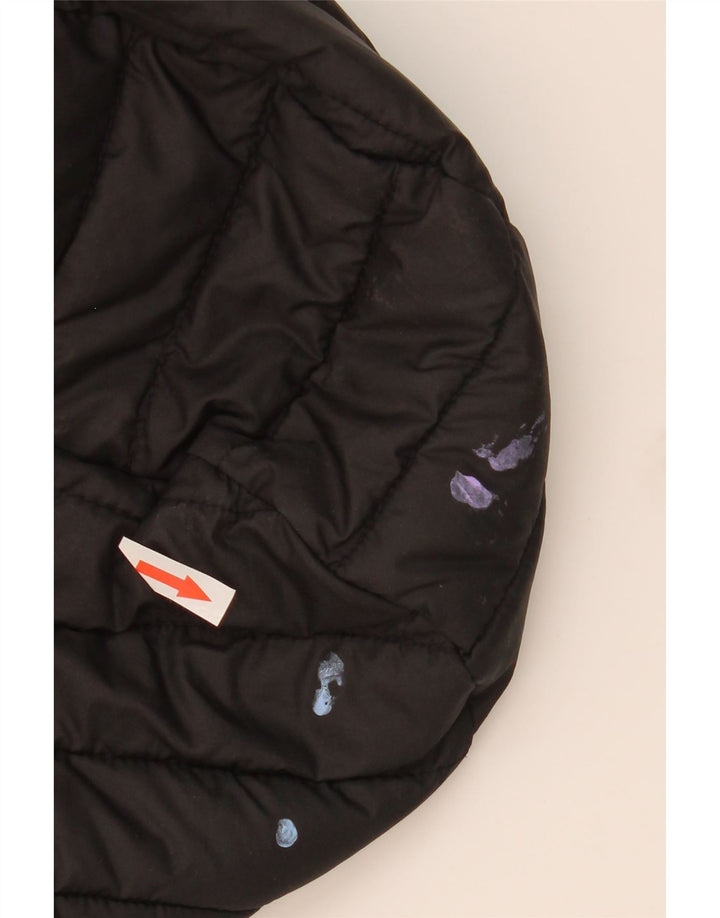 Columbia Manteau rembourré à capuche pour femme UK 44 Medium Noir Polyester