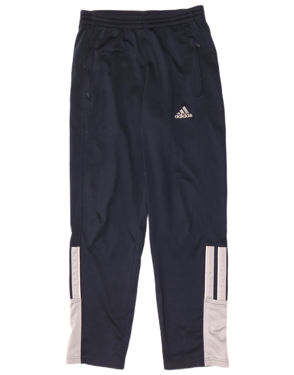 Adidas Pantalon de survêtement pour homme UK 32/34 XS Bleu marine Colorblock Polyester
