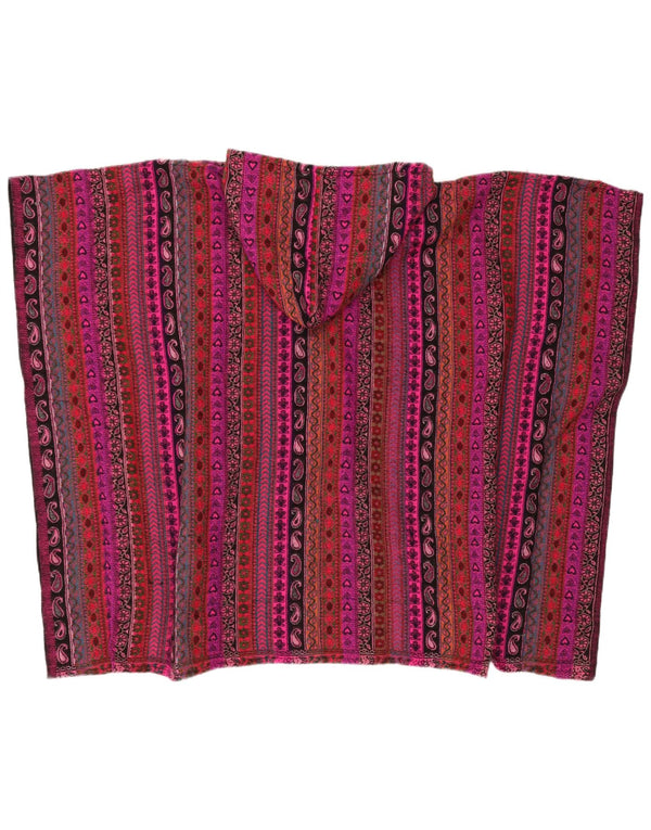 vintage Femmes Surdimensionné Cardigan À Capuchon Pull Taille Unique Multicolore