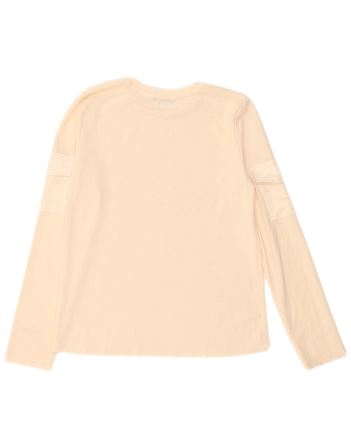 Zara Femme Top Manches Longues UK 14 Large Beige