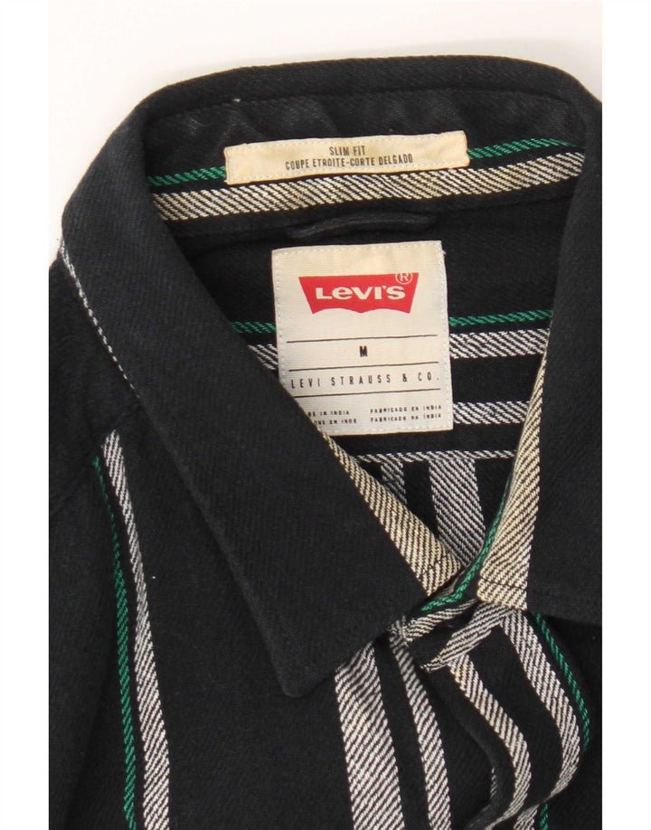 Levi's Chemise Slim Fit Flannel Homme Bleu Marine Carreaux