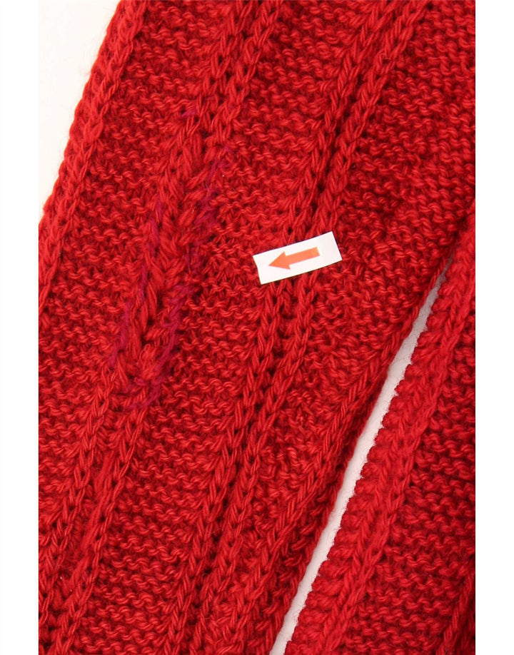 vintage Mens Cardigan Pull Moyen Bourgogne