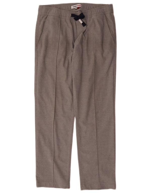 Tommy Hilfiger Pantalon Chino Droit Homme Moyen W30 L28 Gris Coton