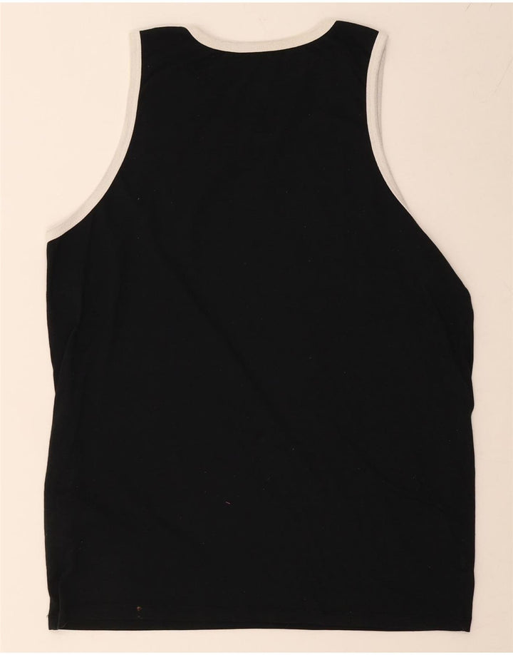 Nike Mens Athletic Cut Graphic Débardeur Noir Moyen Polyester