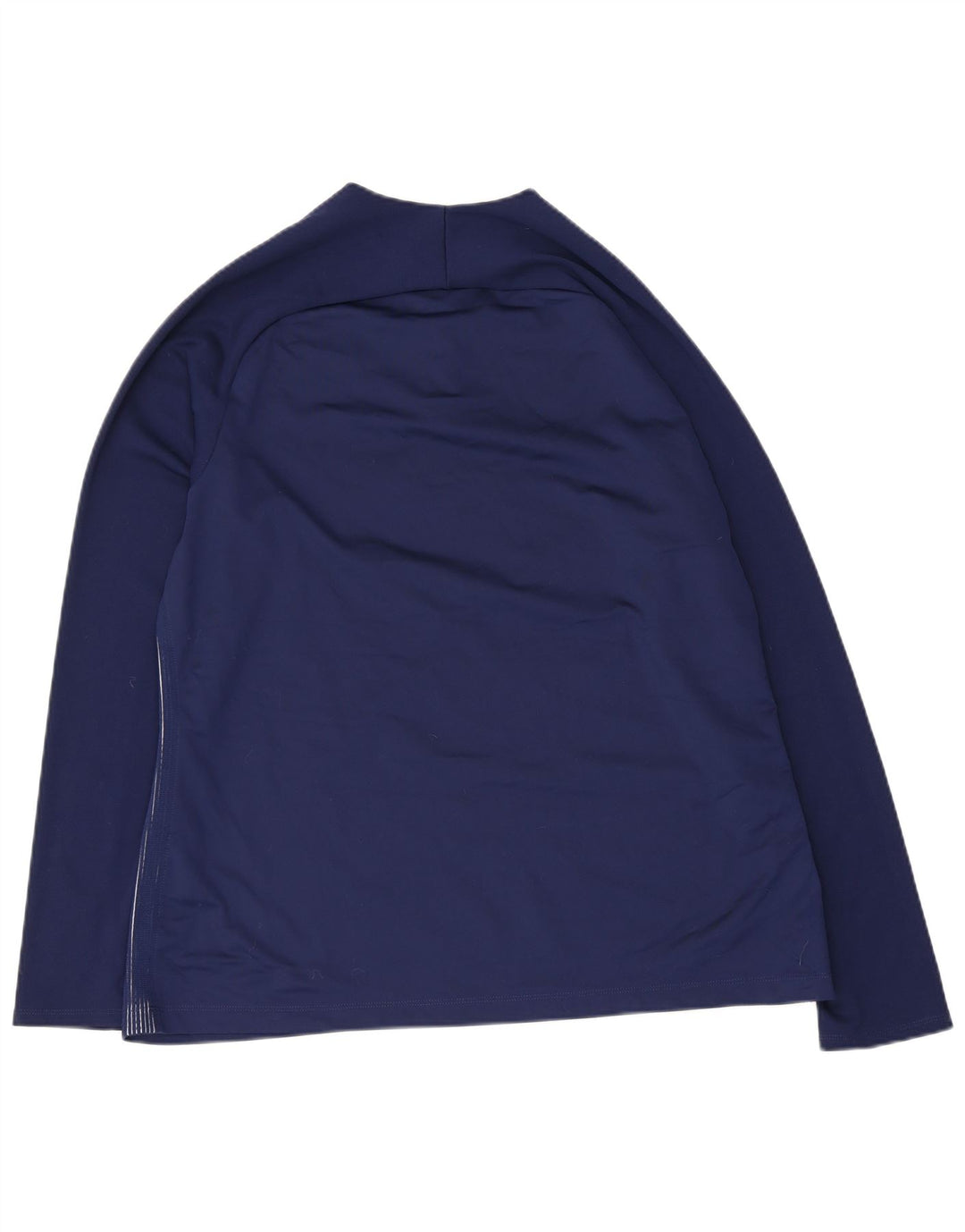 Nike Hommes Dri Fit Zip Neck Pull Survêtement Top XL Bleu Marine Polyester