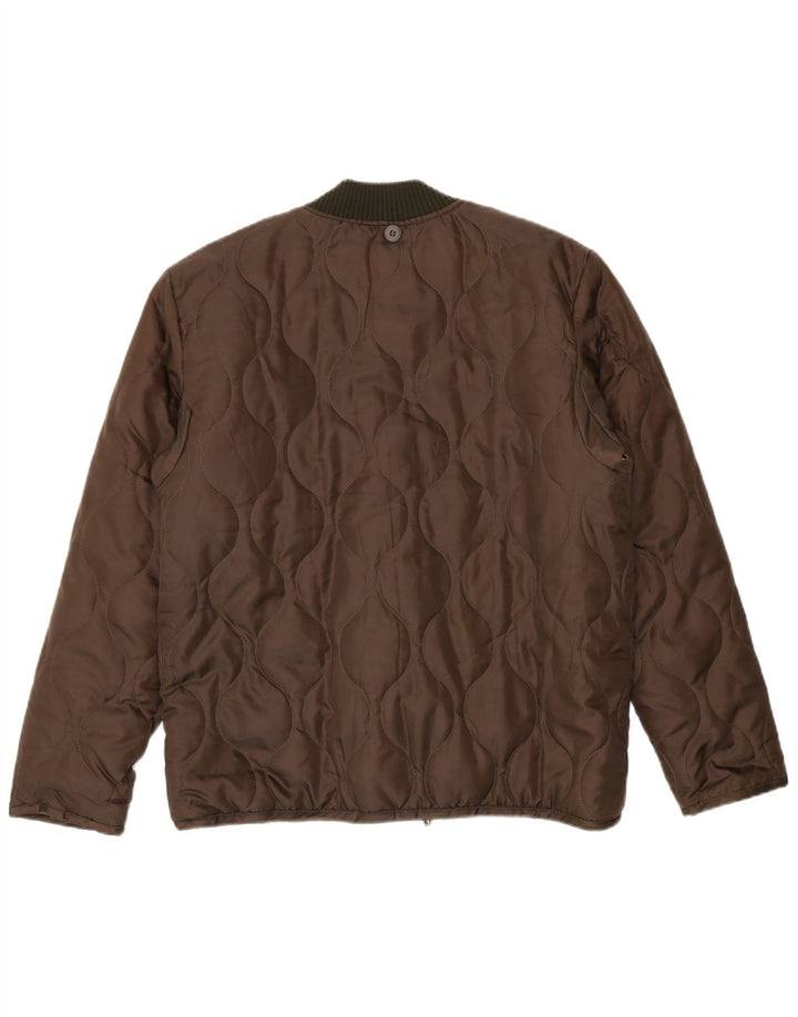 Brandit Veste matelassée pour homme UK 38 Kaki moyen Polyester