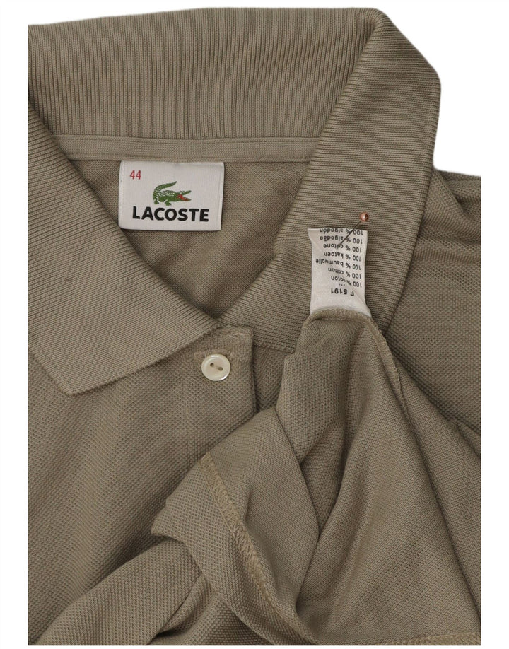 LACOSTE Polo Femme Taille 44 Grand Gris Coton